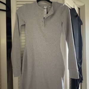 Aritzia- Gray Long Sleeve Dress